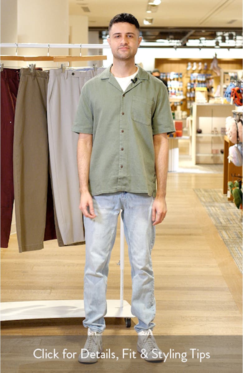 Hemp Blend & Organic Cotton Camp Shirt, sales video thumbnail