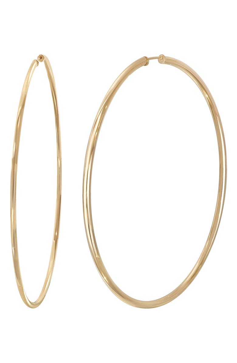 Bony Levy 14K Gold Hoop Earrings, Main, color, 14K Yellow Gold