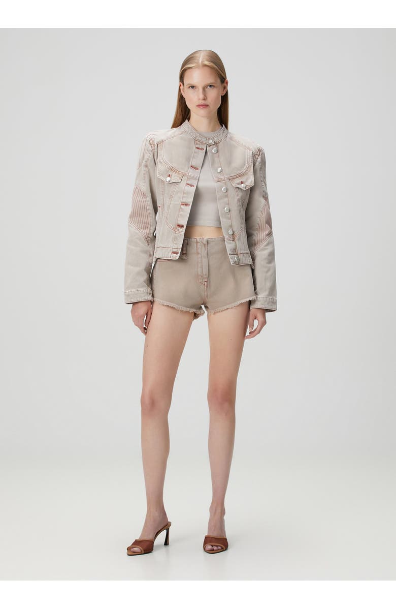 PCFG Pure Cotton Faded Super Mini Short, Alternate, color, Beige