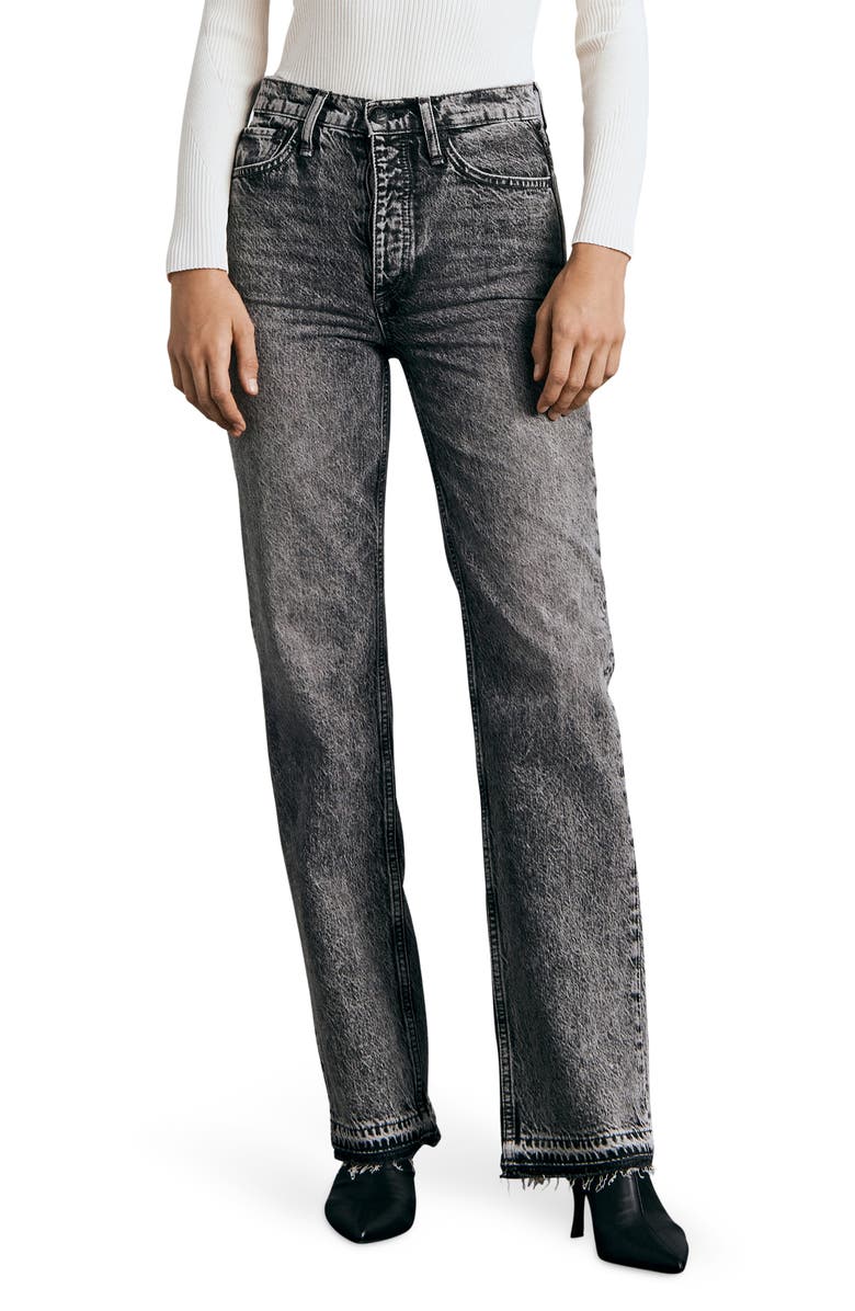 rag & bone Alex Acid Wash Straight Leg Jeans, Main, color, 