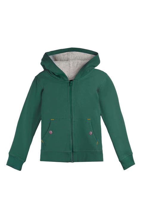Organic Cotton Zip Up Pocket Hoodie