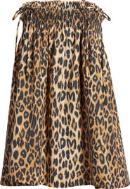 Damson Madder Lilo Leopard Spot Convertible Minidress
