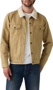 Levi's Type 3 Faux Shearling Trim Trucker Jacket