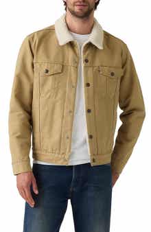 Levi's Type 3 Faux Shearling Trim Trucker Jacket