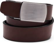 Lands' End Leather Adjustable Slide Belt