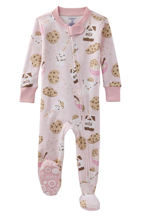 Cruz One-Piece Organic Cotton Footie Pajamas (Baby)