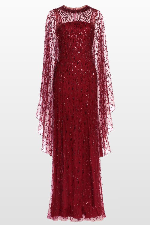 Jenny Packham Hestia Dress In Red