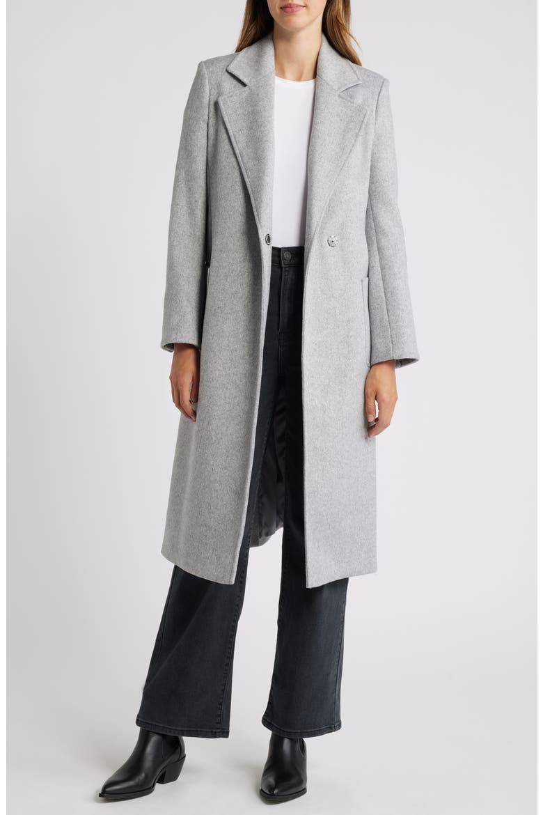 Wrap Coat, Alternate, color, HEATHER GREY
