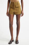 A.L.C. Oakley Stretch Cotton Twill Cargo Shorts