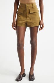 A.L.C. Oakley Stretch Cotton Twill Cargo Shorts
