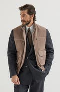 Brunello Cucinelli Nylon vest with padding