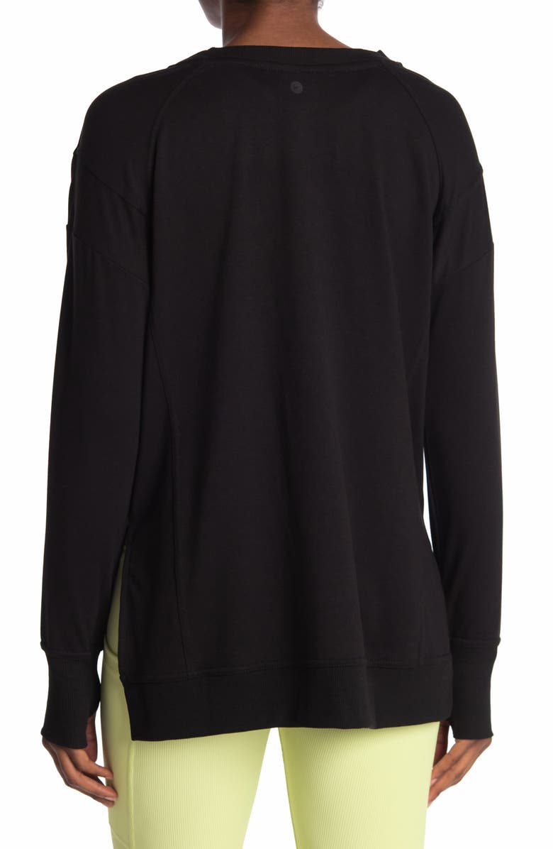 90 DEGREE BY REFLEX Oversized High Low Sweater, Alternate, color, 