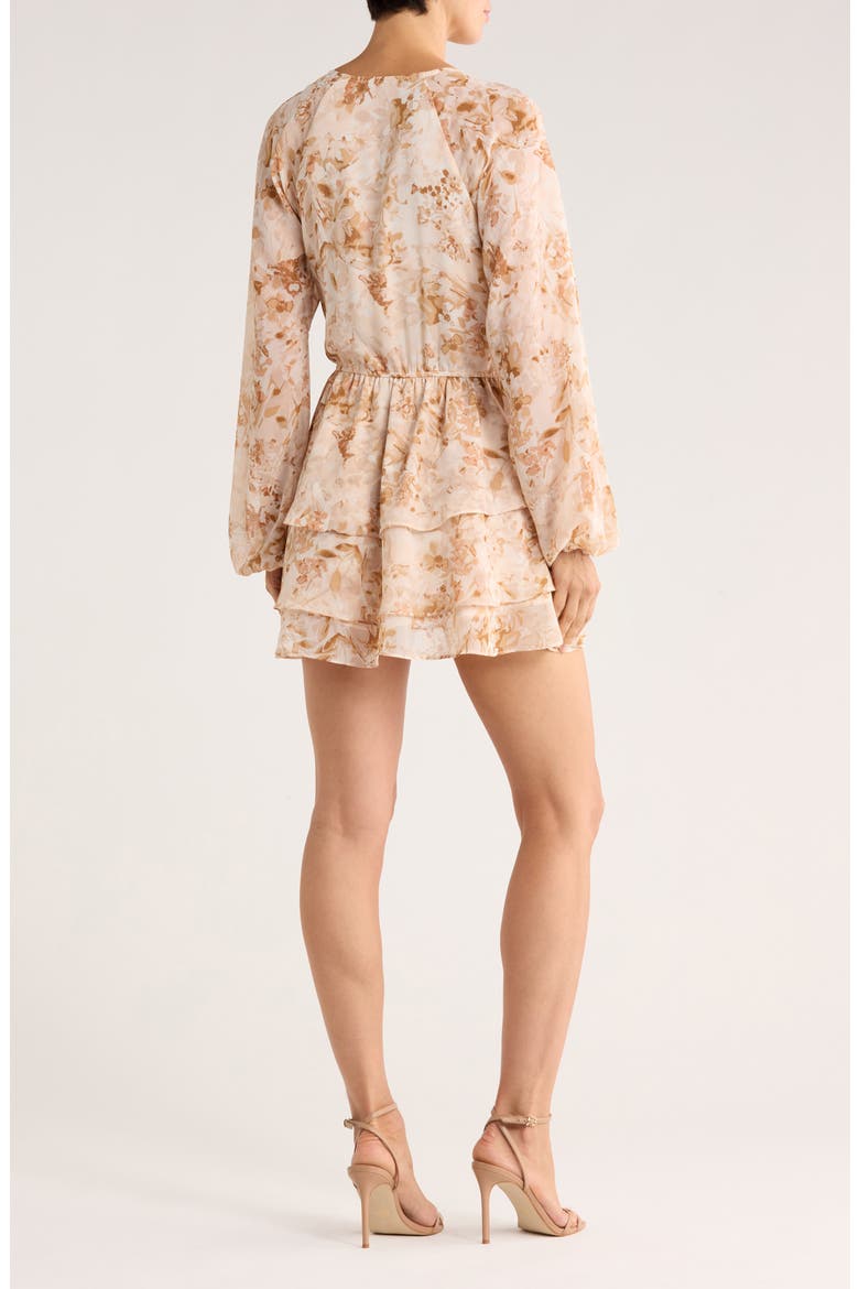 Valerie Long Sleeve Dress, Alternate, color, PETAL