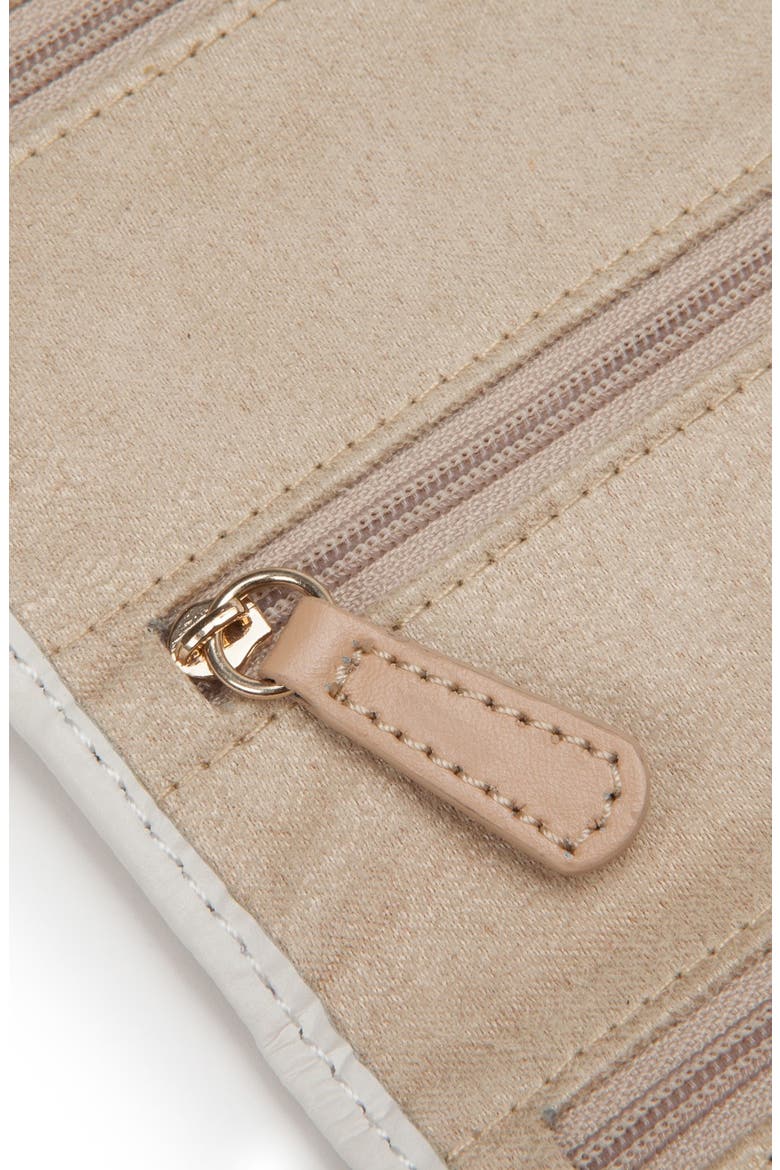 'Chloe' Jewelry Roll, Alternate, color, CREAM
