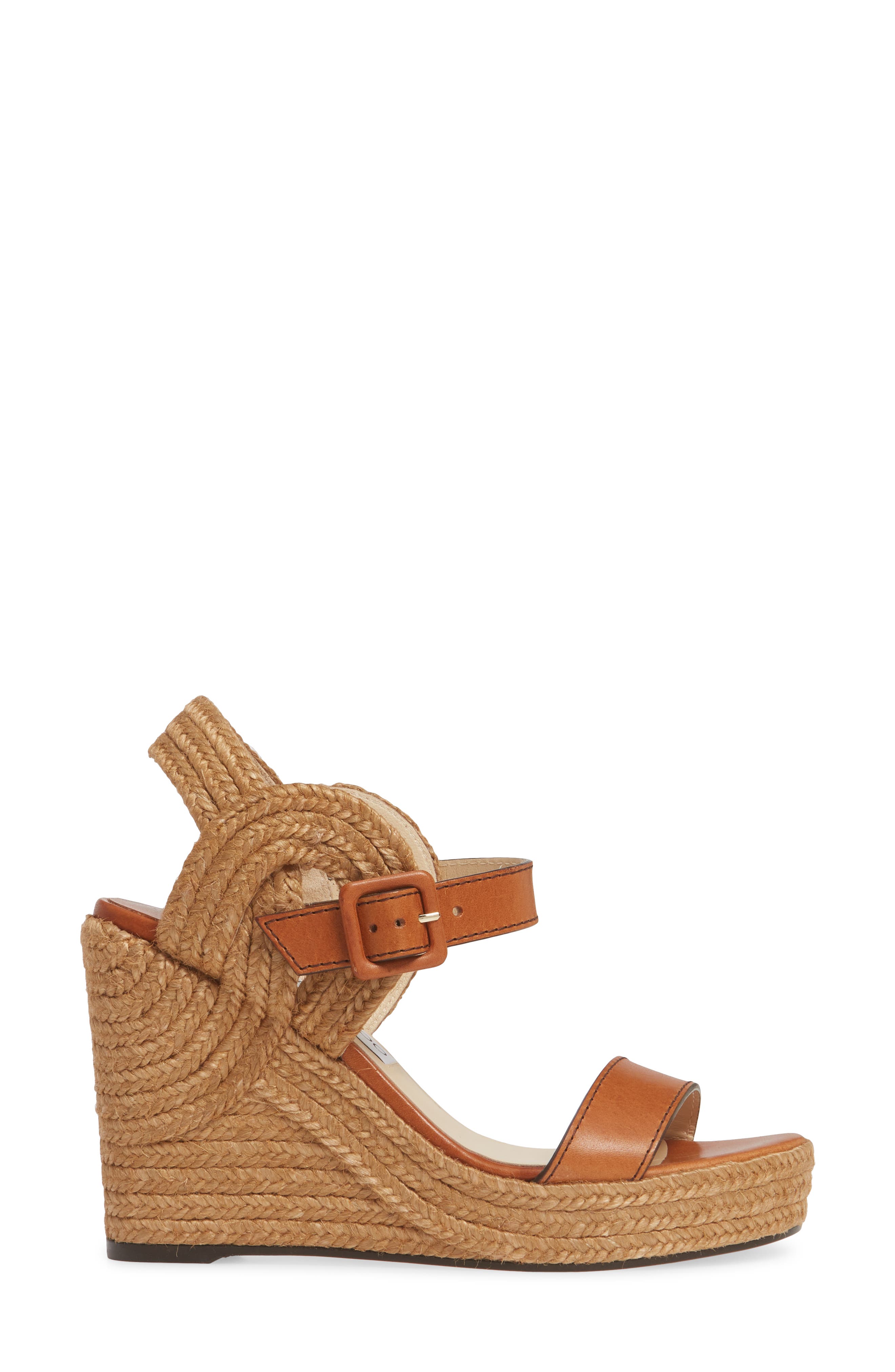 Delphi Braided Wedge Sandal, Alternate, color, CUOIO