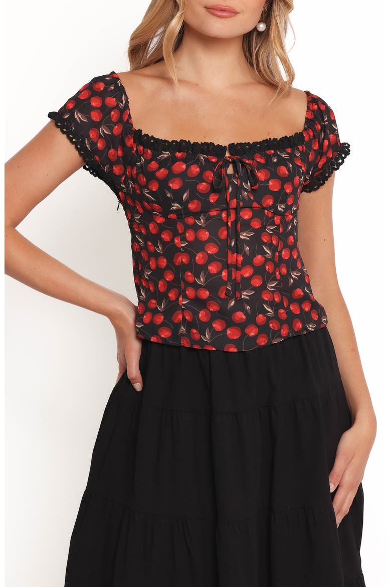 Wello Bustier Top, Main, color, CHERRY
