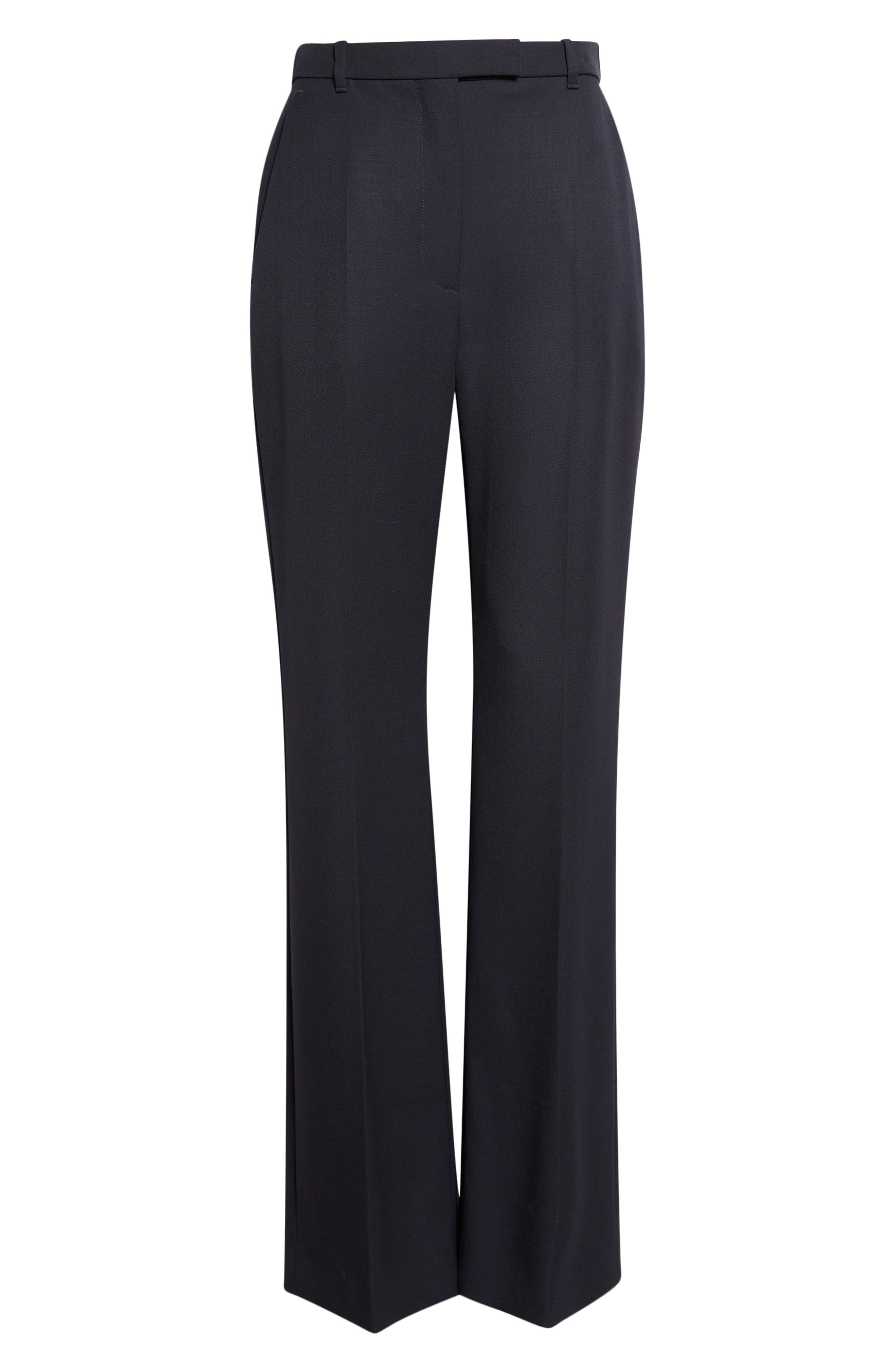 High Waist Wool Straight Leg Pants - image 2
