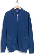 Scotch & Soda Washed Quarter-Zip Sweatshirt