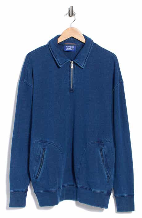 Washed Quarter-Zip Sweatshirt
