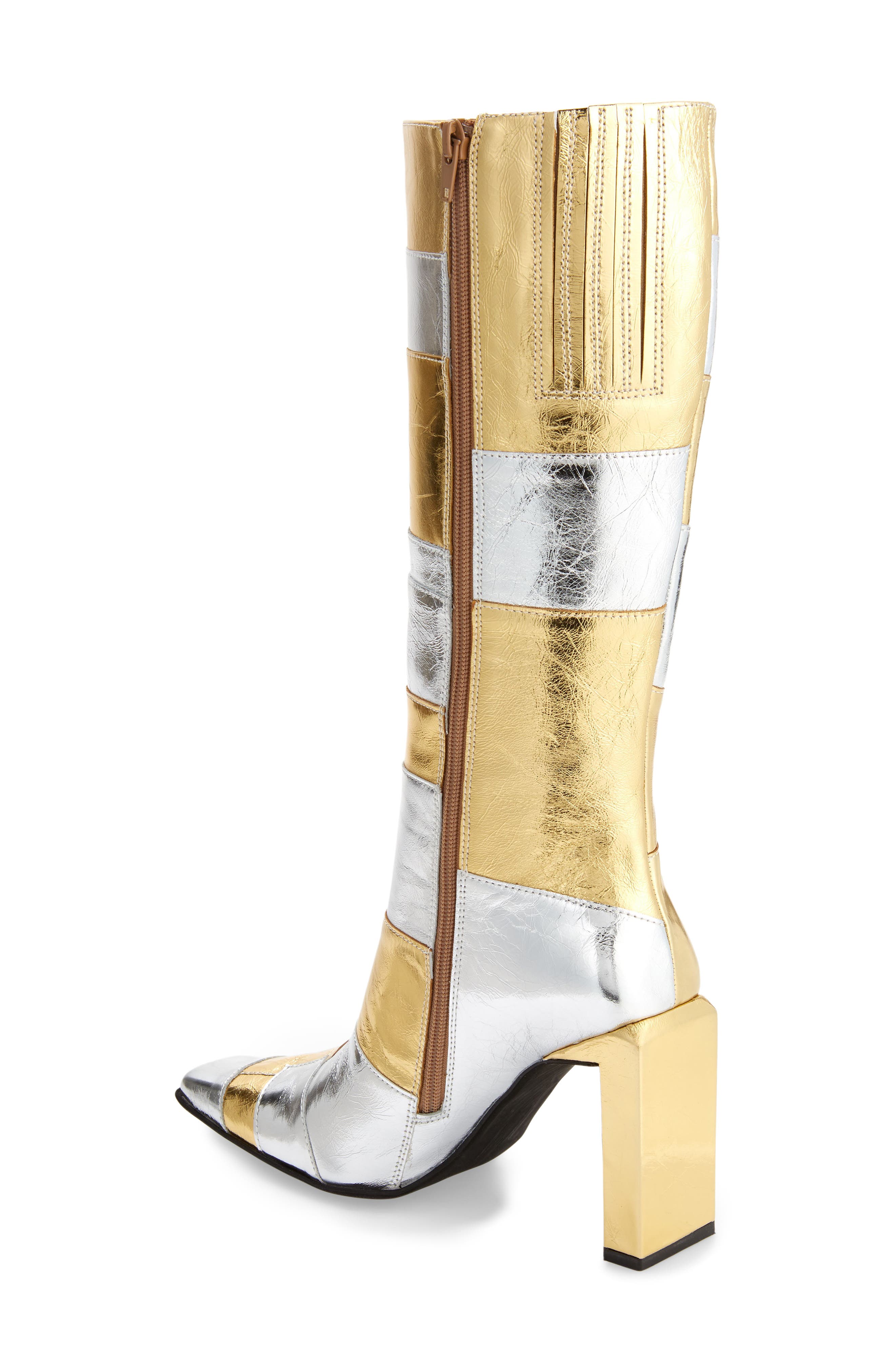 Jeffrey Campbell Lightspeed Patchwork Boot, Alternate, color, 