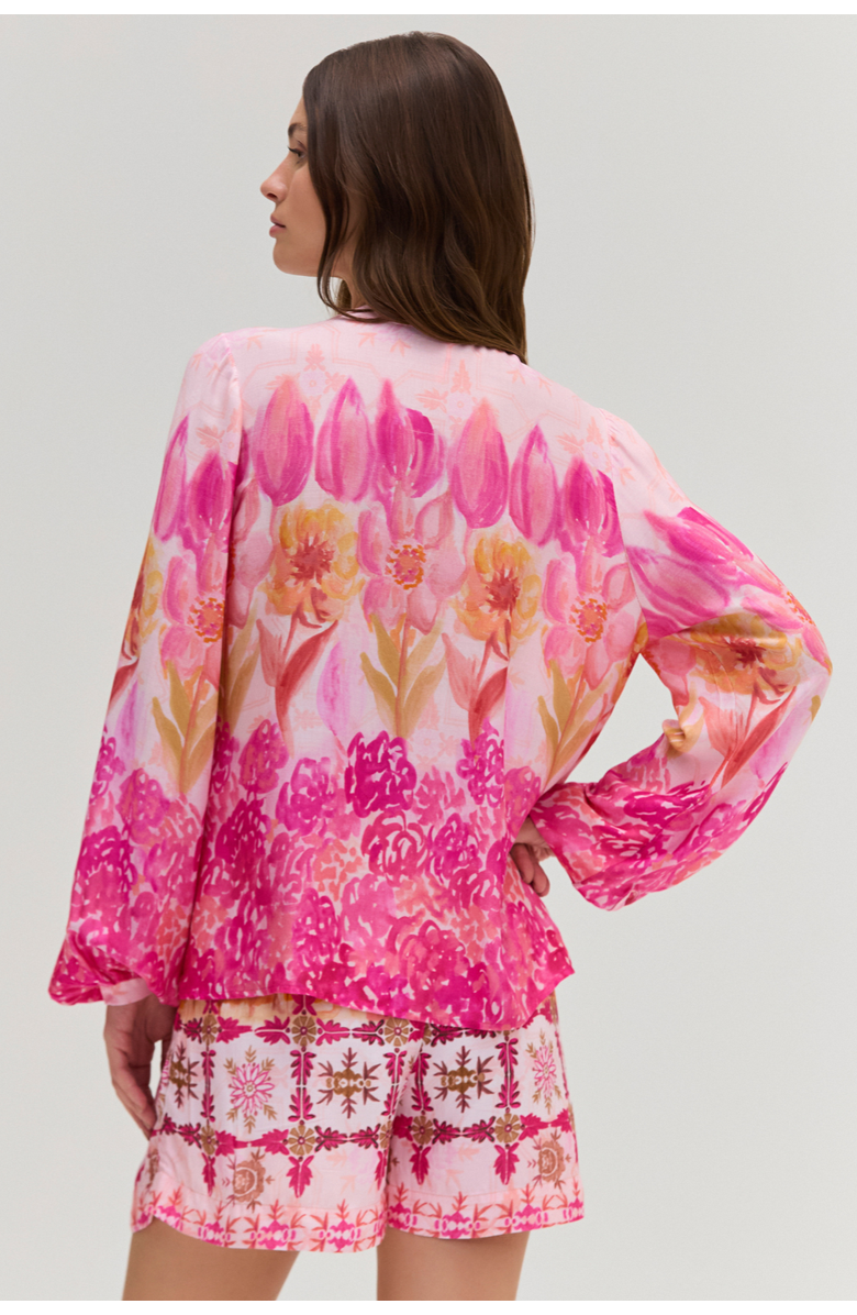 PatBO Sintra Flower Shirt, Main, color, 