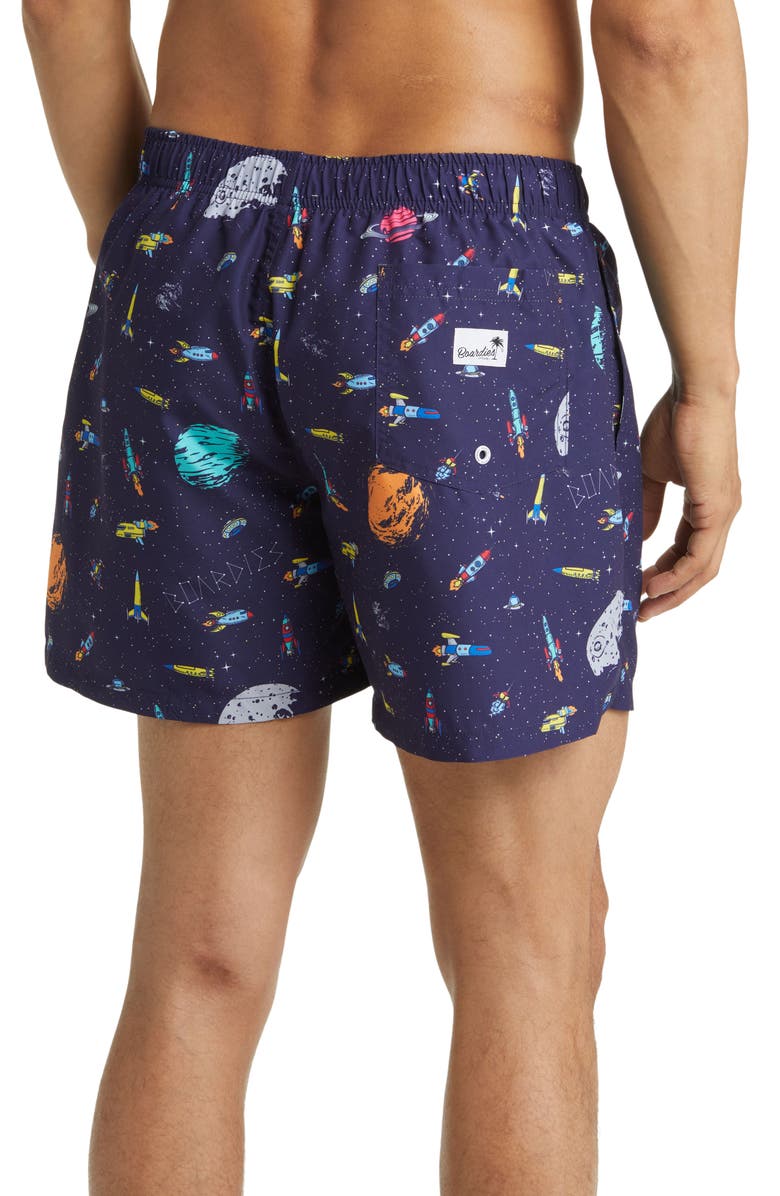 Boardies Rockets Mid Length Swim Trunks, Alternate, color, 