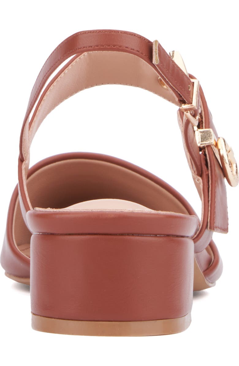 NEW YORK AND COMPANY Rea Slingback Pump, Alternate, color, Cognac