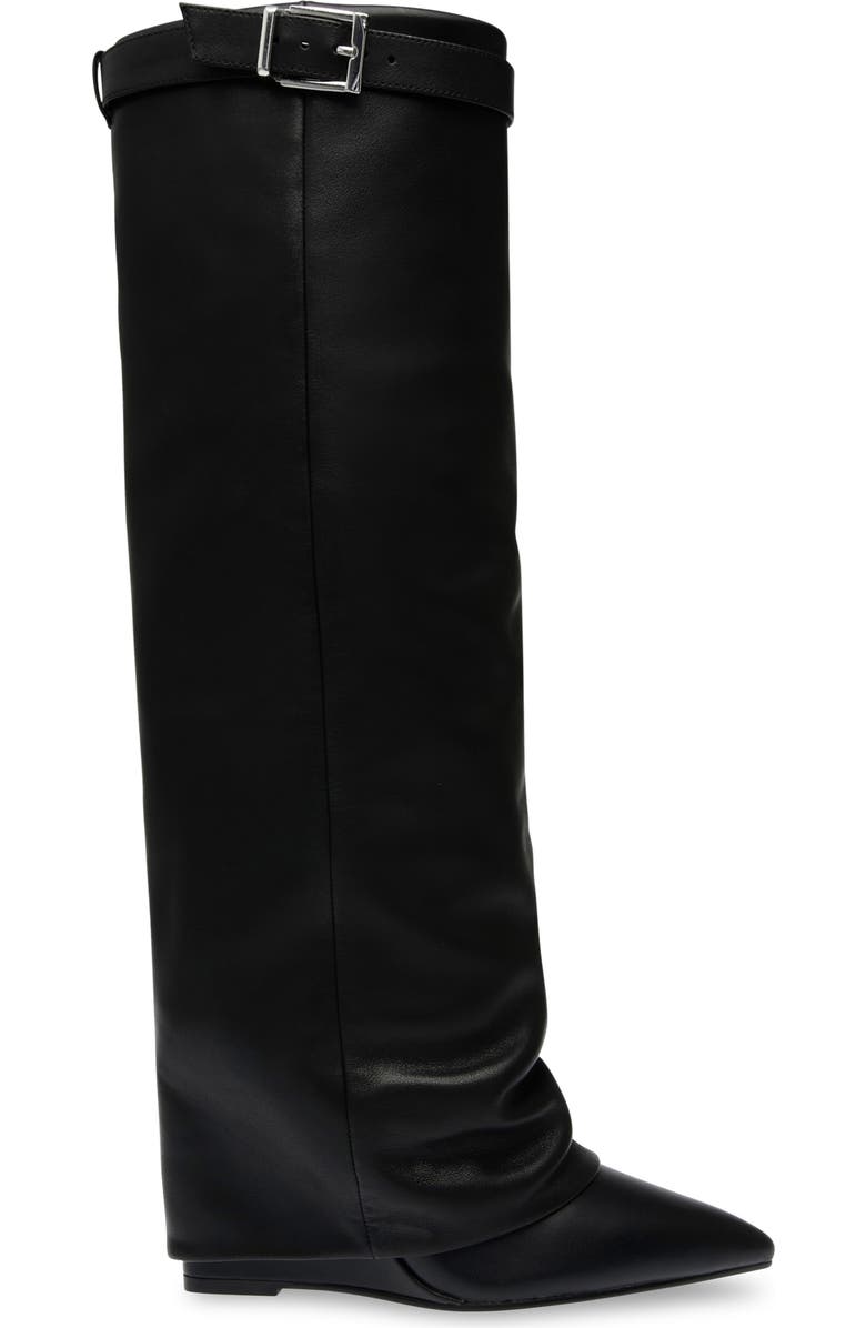 Steve Madden Corenne Foldover Shaft Pointed Toe Knee High Boot, Alternate, color,