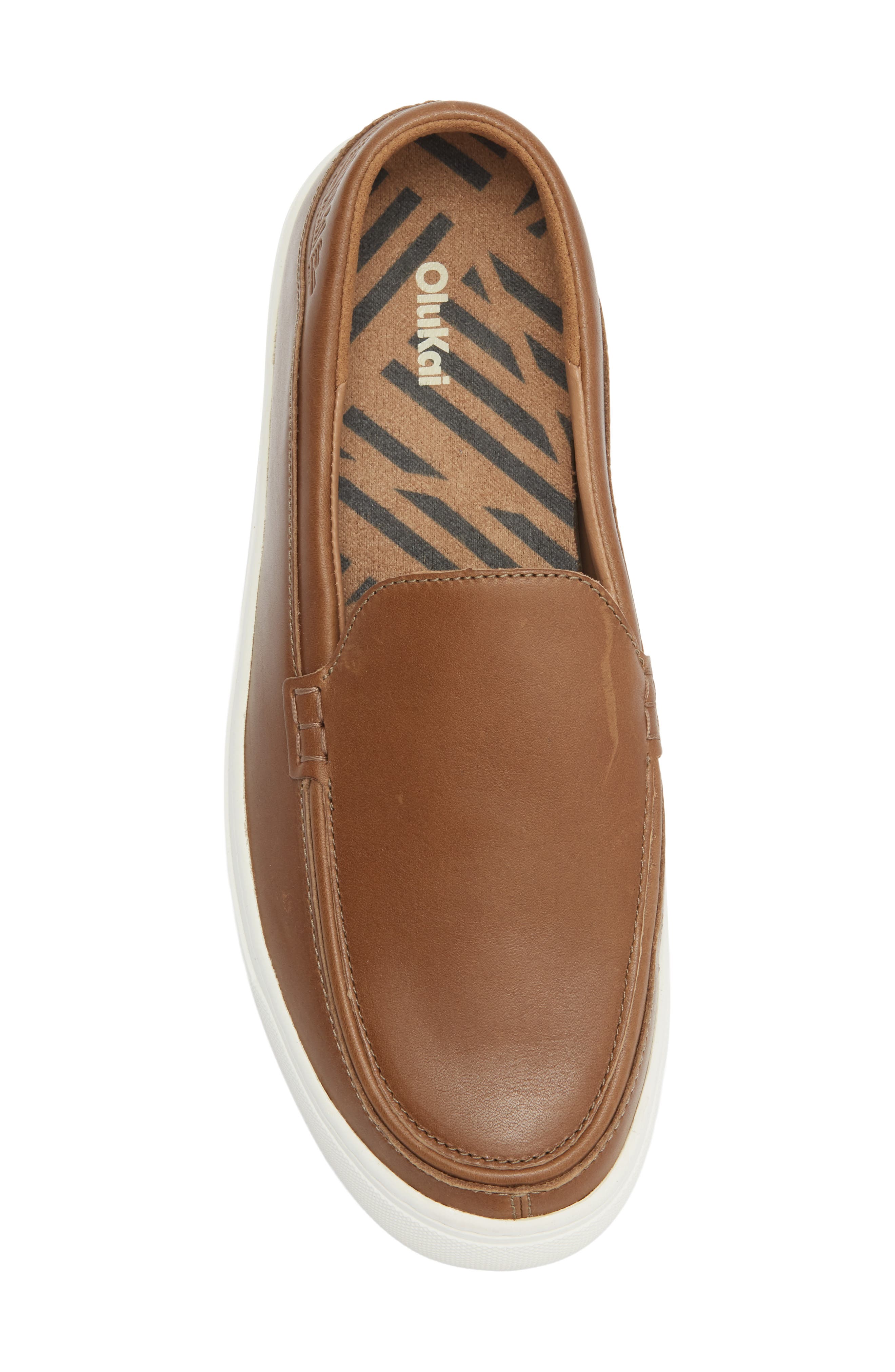 Kou Leather Slip-On, Alternate, color, WALNUT/ WALNUT