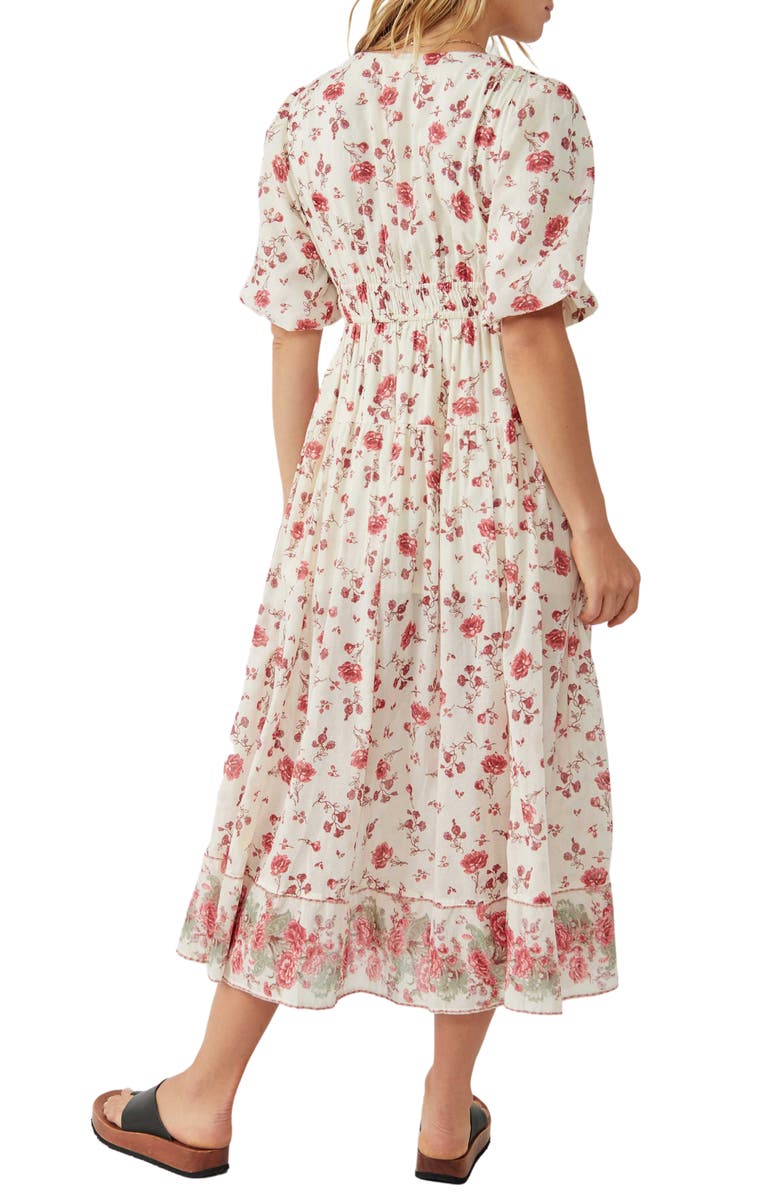 Free People Lysette Floral Maxi Dress, Alternate, color, Tea Combo