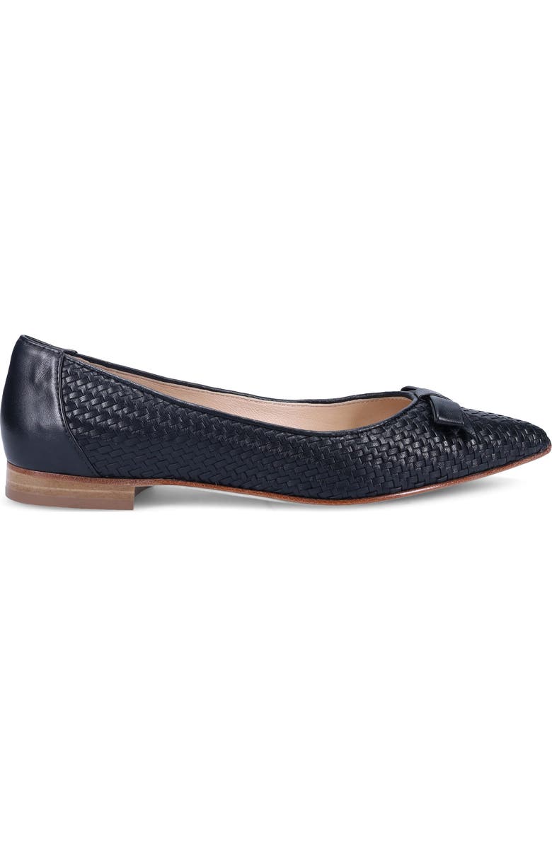 Ron White Jada Pointed Toe Flat, Alternate, color, Onyx
