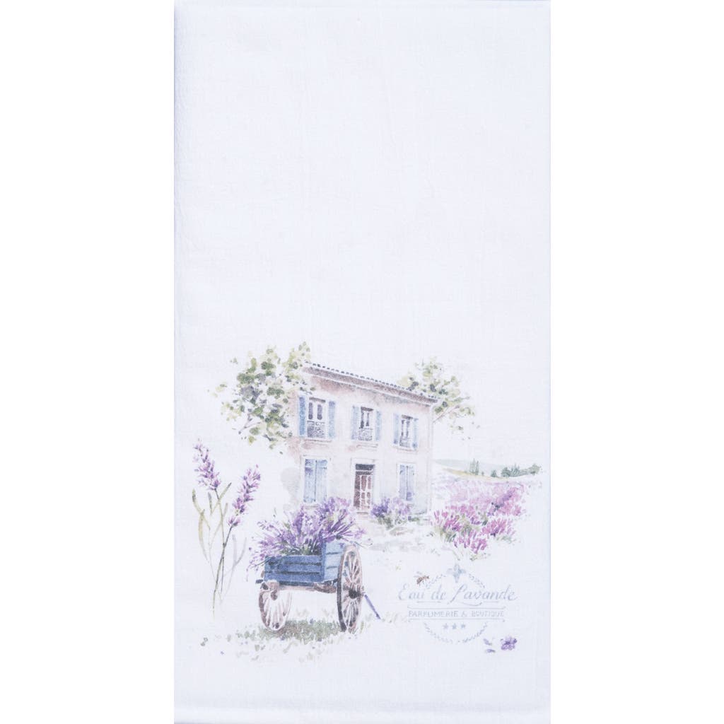 C & F Home C&f Home 27" X 18" Lavender Countryside Eau De Kitchen And Bathroom Graphic Print Hand Towel In Multi