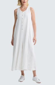 LUUKAA Isola Check-embroidered Jumpsuit