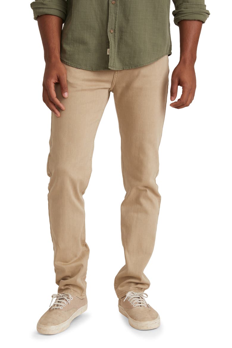 Athletic Fit Five Pocket Stretch Twill Pants, Main, color, KHAKI