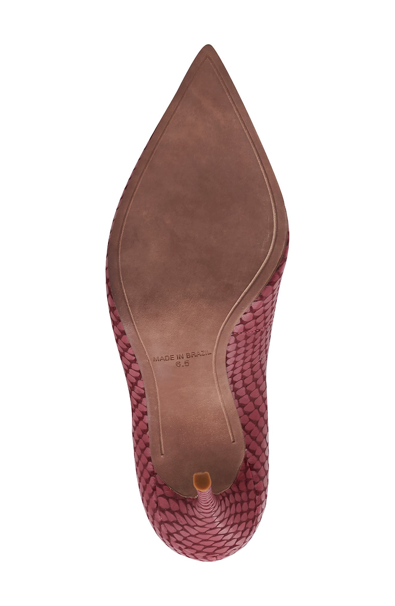 BCBGMAXAZRIA Nova Snake Embossed Pointed Toe Pump, Alternate, color, 