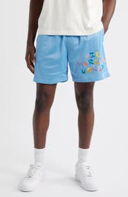 VIC GARCIA WORLD Drip Nylon Mesh Shorts
