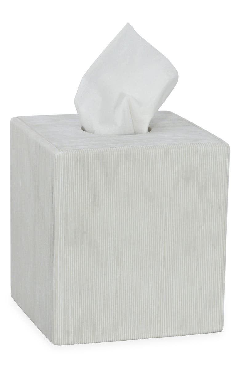 DKNY Fine Lines Ceramic Tissue Box Cover, Main, color,
