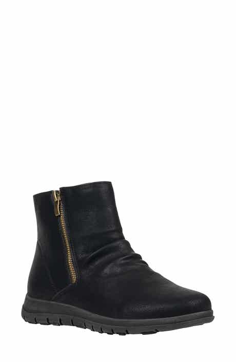 Fremont Faux Leather Ankle Boot