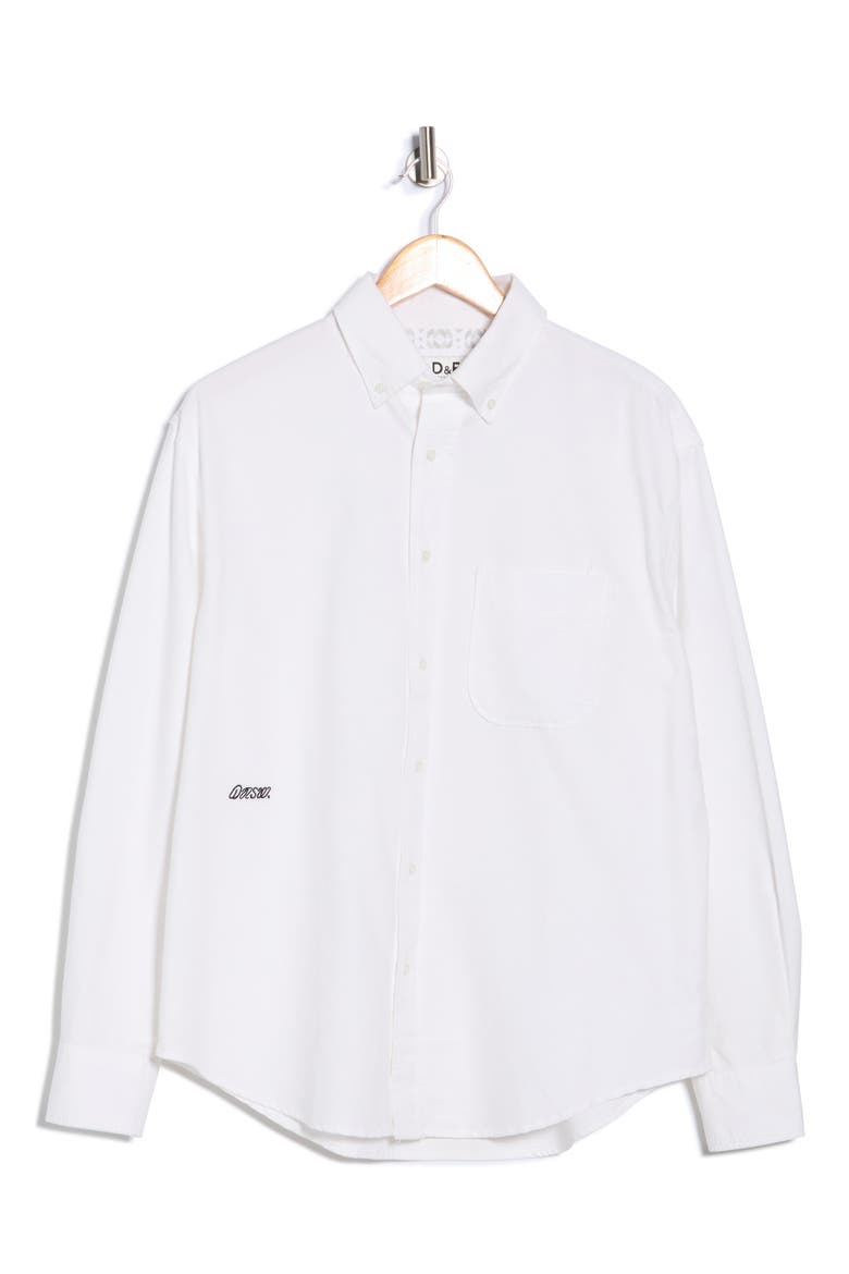Button-Down Shirt, Alternate, color, OFF WHITE