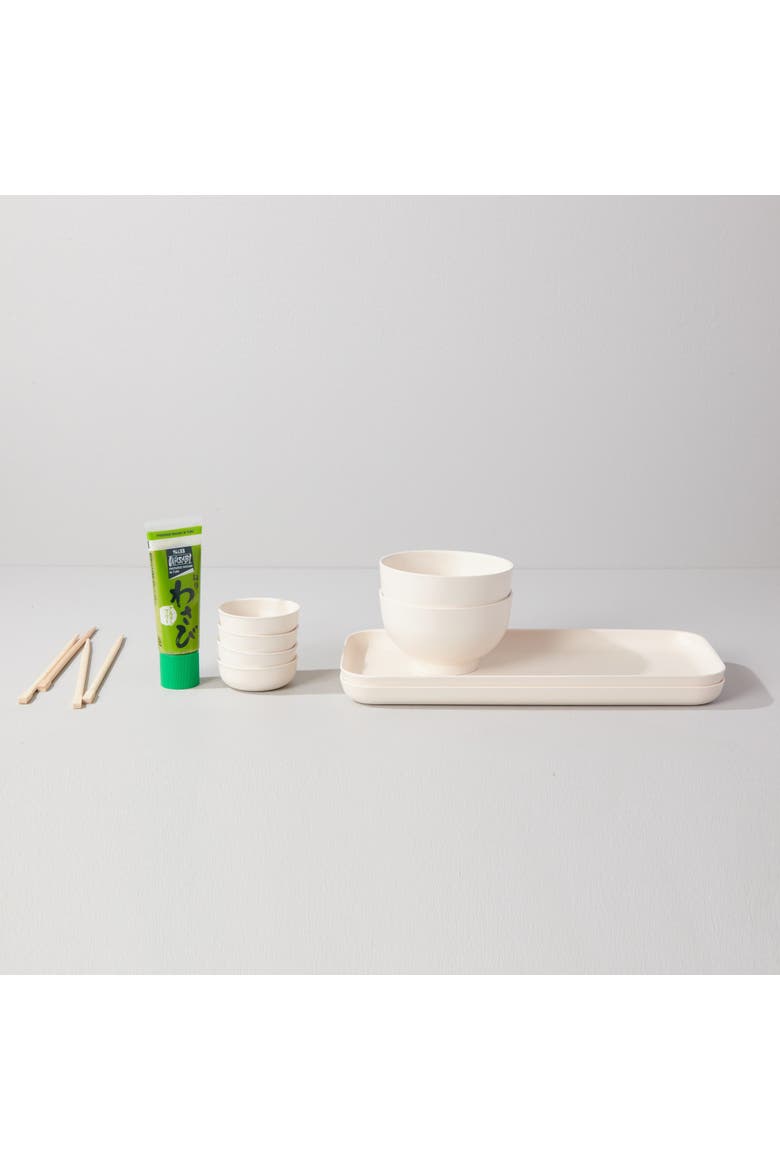 Sushi Set for 2, Alternate, color, Off White