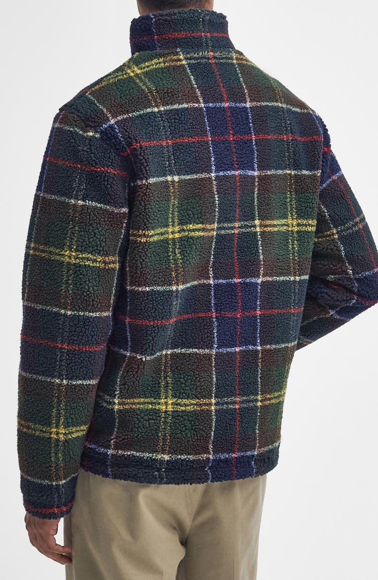 Barbour Tartan Faux Shearling Jacket, Alternate, color, Classic Tartan