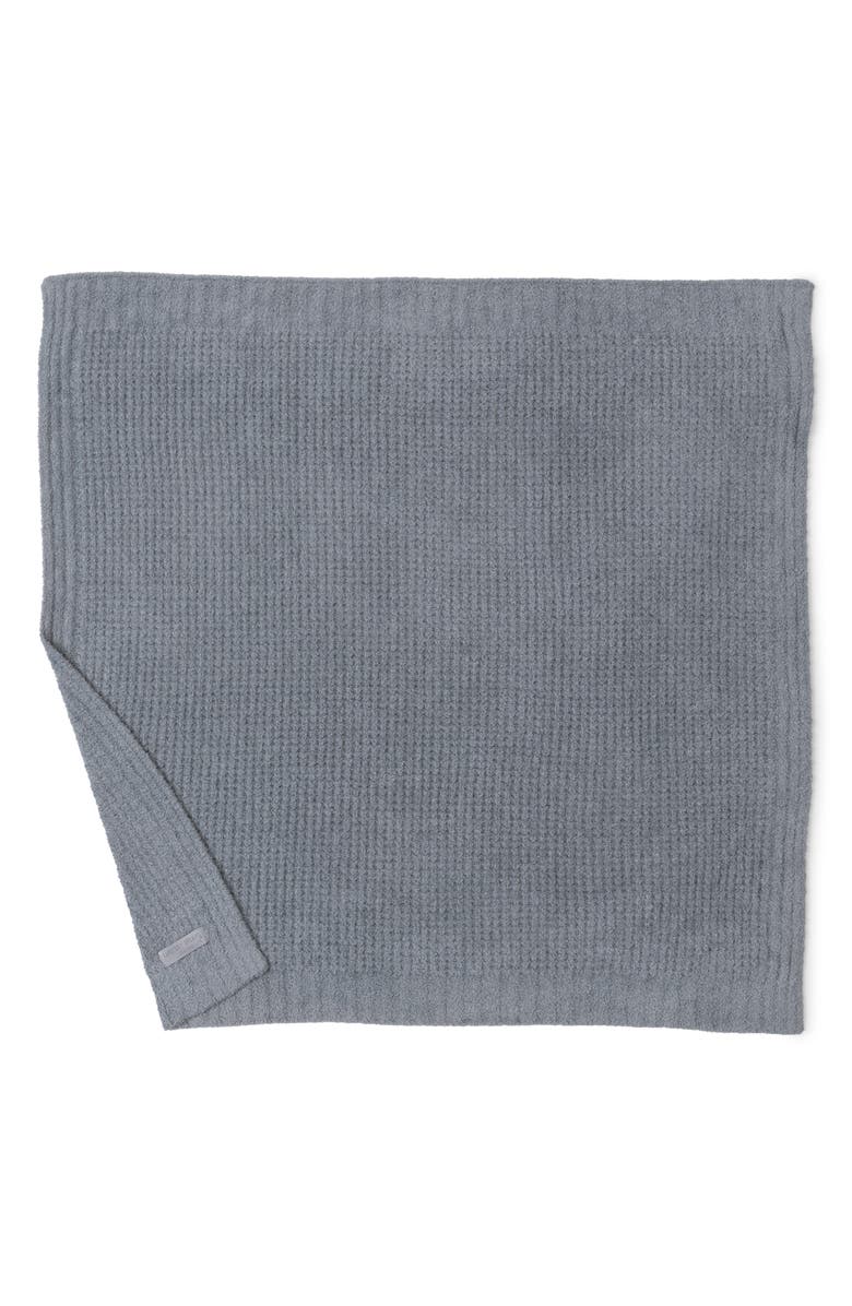 Barefoot Dreams<sup>®</sup> CozyChic<sup>®</sup> Waffle Knit Receiving Blanket, Alternate, color, Moonbeam