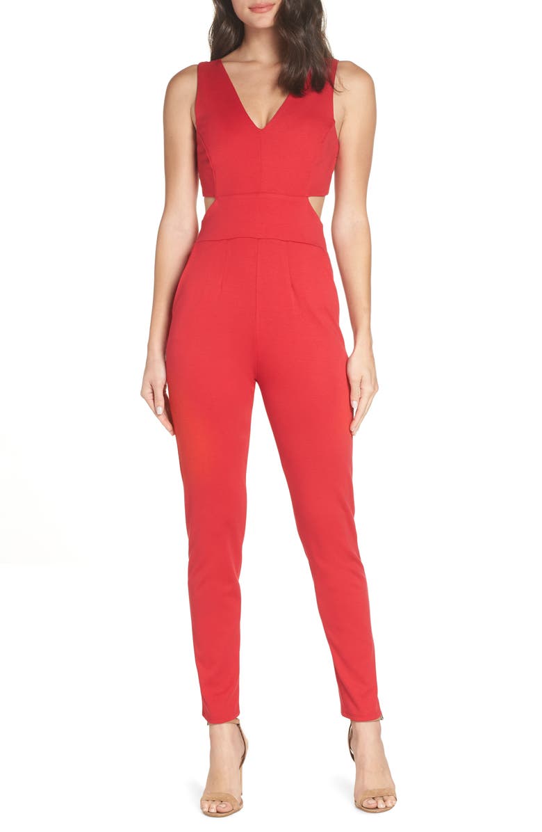 Fraiche by J Cutout Jumpsuit, Main, color, 