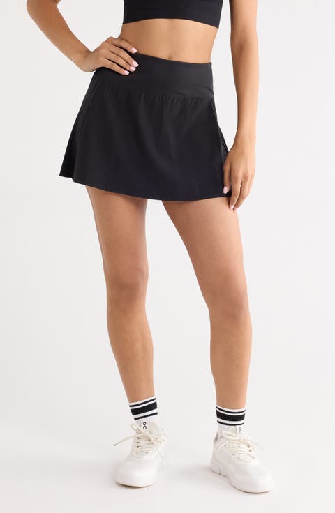 Super Set High Waist Pleated Skort