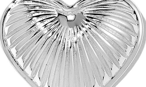 Miranda Frye Juliet Heart Pendant Necklace In Silver