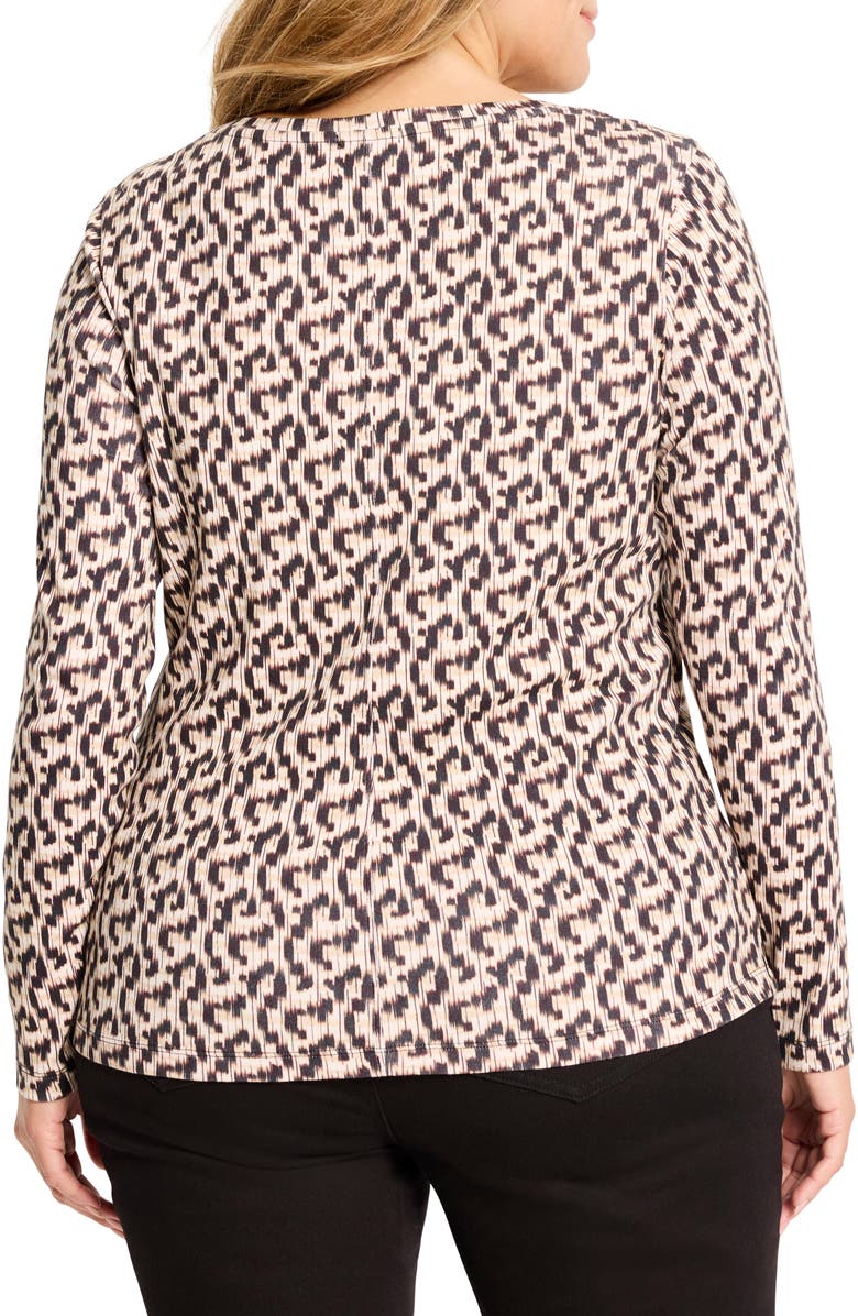 NZT by NIC+ZOE Print Top, Alternate, color, Neutral Multi