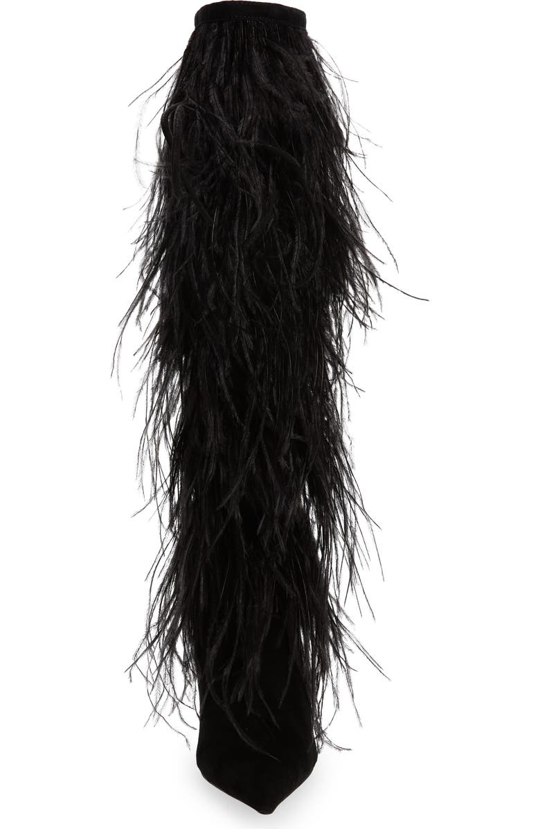 Jeffrey Campbell Shake-Ya Feather Over the Knee Boot, Alternate, color,