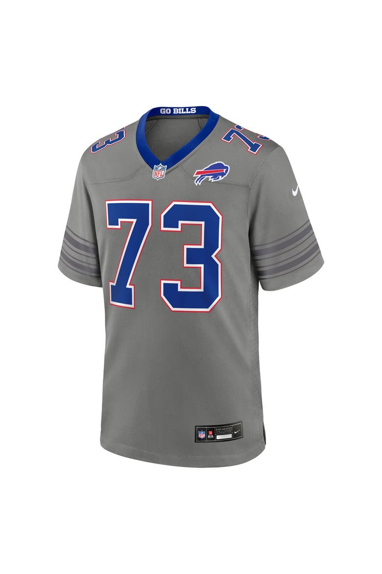 Men's Nike Dion Dawkins Gray Buffalo Bills Nickel City Game Jersey, Alternate, color, Gray