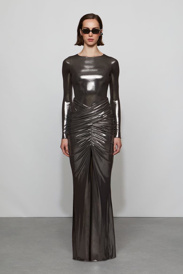 Stella Gown, Main, color, Gunmetal