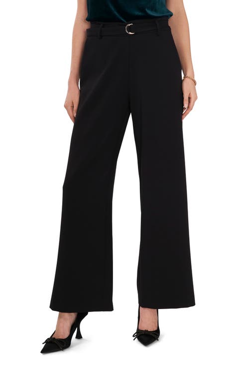 Belted Wide Leg Pants